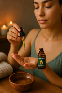 avocado oil for skin, avocado oil for hair, natural beauty oil, benefits of cold-pressed avocado oil, glowing skin, natural moisturizer, how to use avocado oil for face and hair, beauty tips with avocado oil, best natural oil for dry skin and scalp,